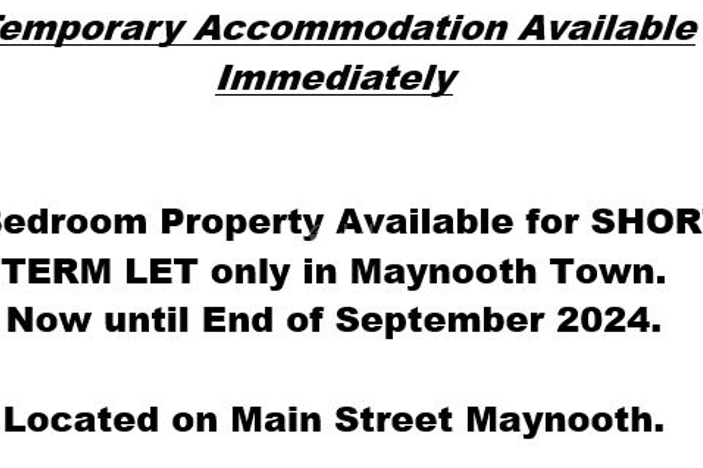 Main Street, Maynooth, Maynooth, Co. Kildare is for rent on Daft.ie