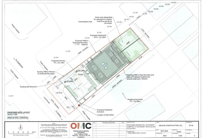 Moycullen Village Centre Site, With Full Planning For 2 Houses (0.12 Acre), Moycullen, Co. Galway