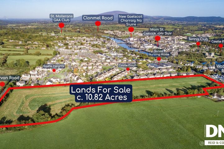 For Sale C.10.82 Acres, Carrickbeg, Carrick On Suir, Co. Tipperary, E32N286