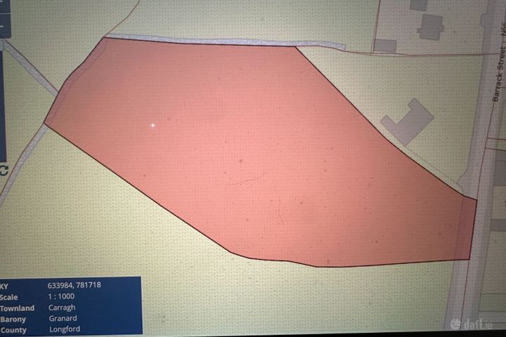 Zoned Land Circa 3.3 acres Cavan Road Granard Co Longford , Granard, Co. Longford
