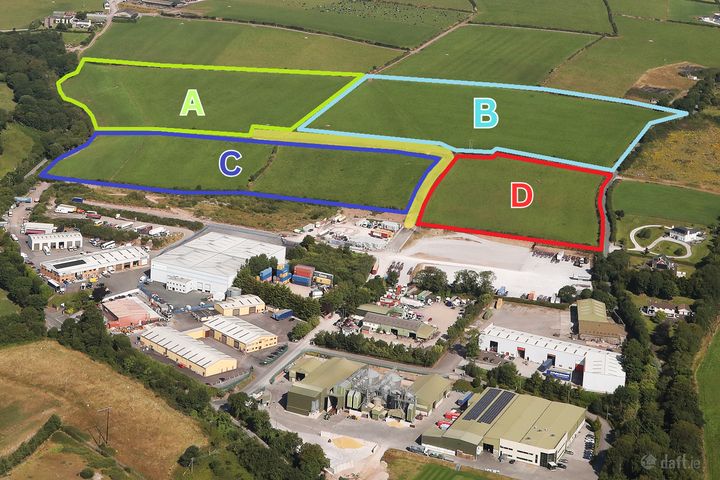 Zoned Industrial lands situated in Carhoo, Carrigtwohill, Co. Cork