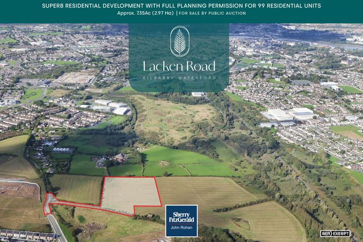 Approx. 7.35 Acres At Lacken Road, Killbarry, Waterford