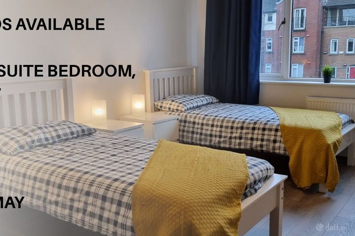 two beds in  twin ensuite bedroom, Phibsborough Road,Dublin 7, North Circular Road, Dublin 7