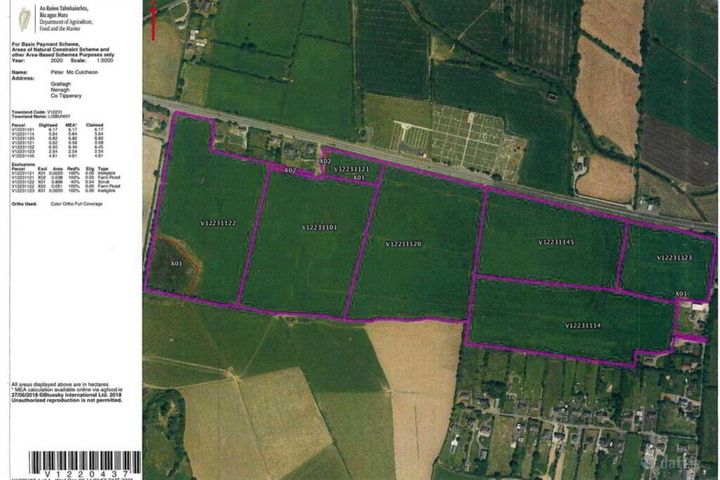1st Cut Silage ( 2nd Cut Optional) 70 Acres, Lisbunny Lands, Nenagh, Co. Tipperary
