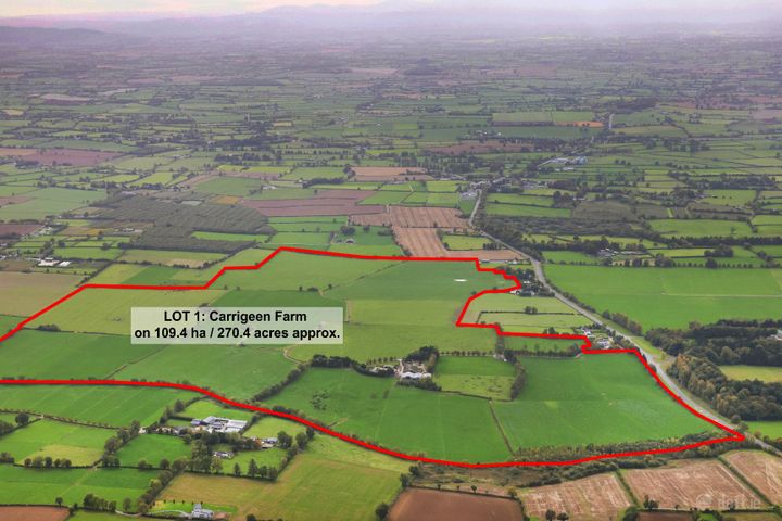Lot 1 - Carrigeen Farm, Approx. 109.4 Ha (270.4 Acres), Cashel, Co. Tipperary, E25F886