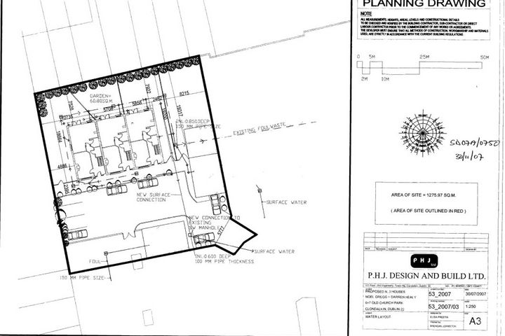 2 X Houses With FPP for 3 X Houses 6 and 7 Oldchurch Park, Clondalkin, Grange Castle, Co. Dublin, D22XV80
