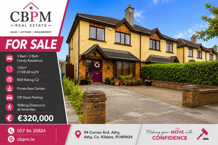 94 Corrán Árd, Athy, Athy, Co. Kildare, R14RW24
