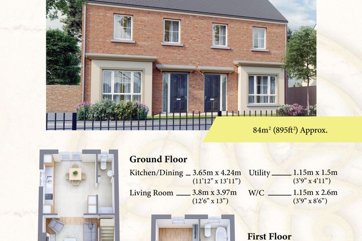 2 Bed Semi-Detached - HT0, Earlsfort, Seafield Road, Blackrock, Co. Louth