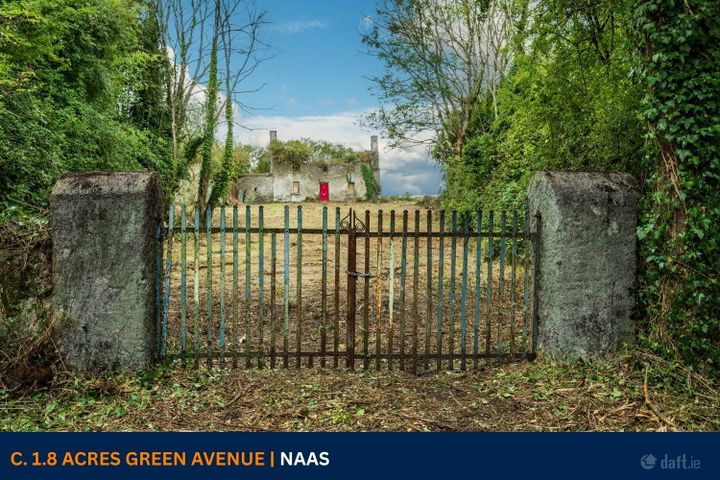 c. 1.8 acres with Derelict 2-Storey Residence, Green Avenue, Naas, Co. Kildare