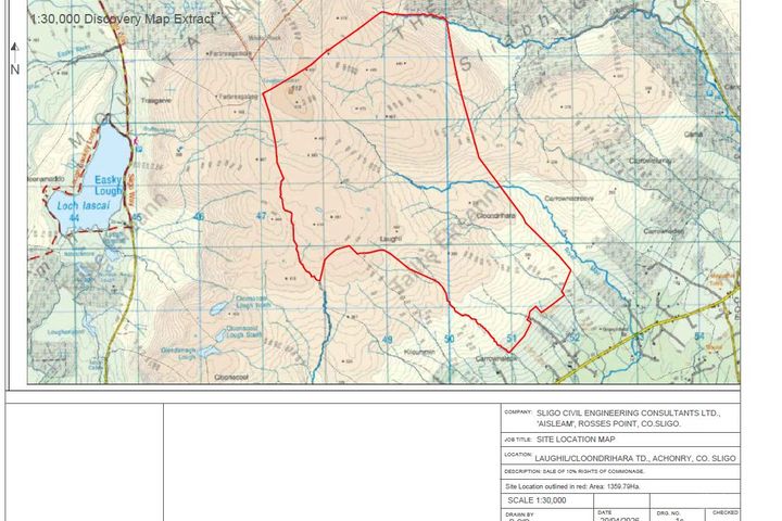 Laughill & Cloondrihara Mountain, Coolaney, Co. Sligo