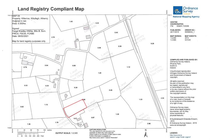 0.75 acre site at Killarrive, Kiltullagh, Athenry, Co. Galway