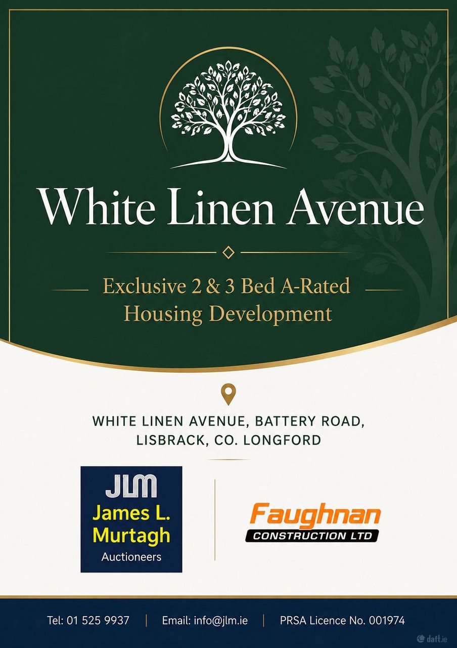 3 Bed Mid Terrace, White Linen Avenue, Longford Town, Co. Longford