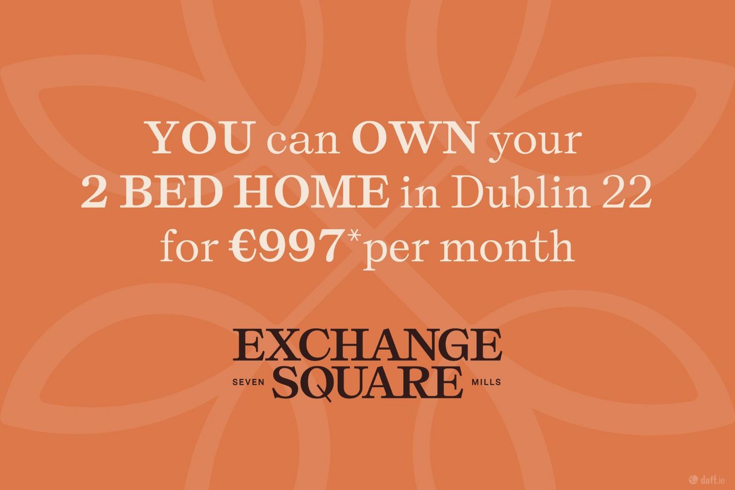 2 Bedroom Apartment, Exchange Square, Seven Mills, Dublin 22, Co. Dublin