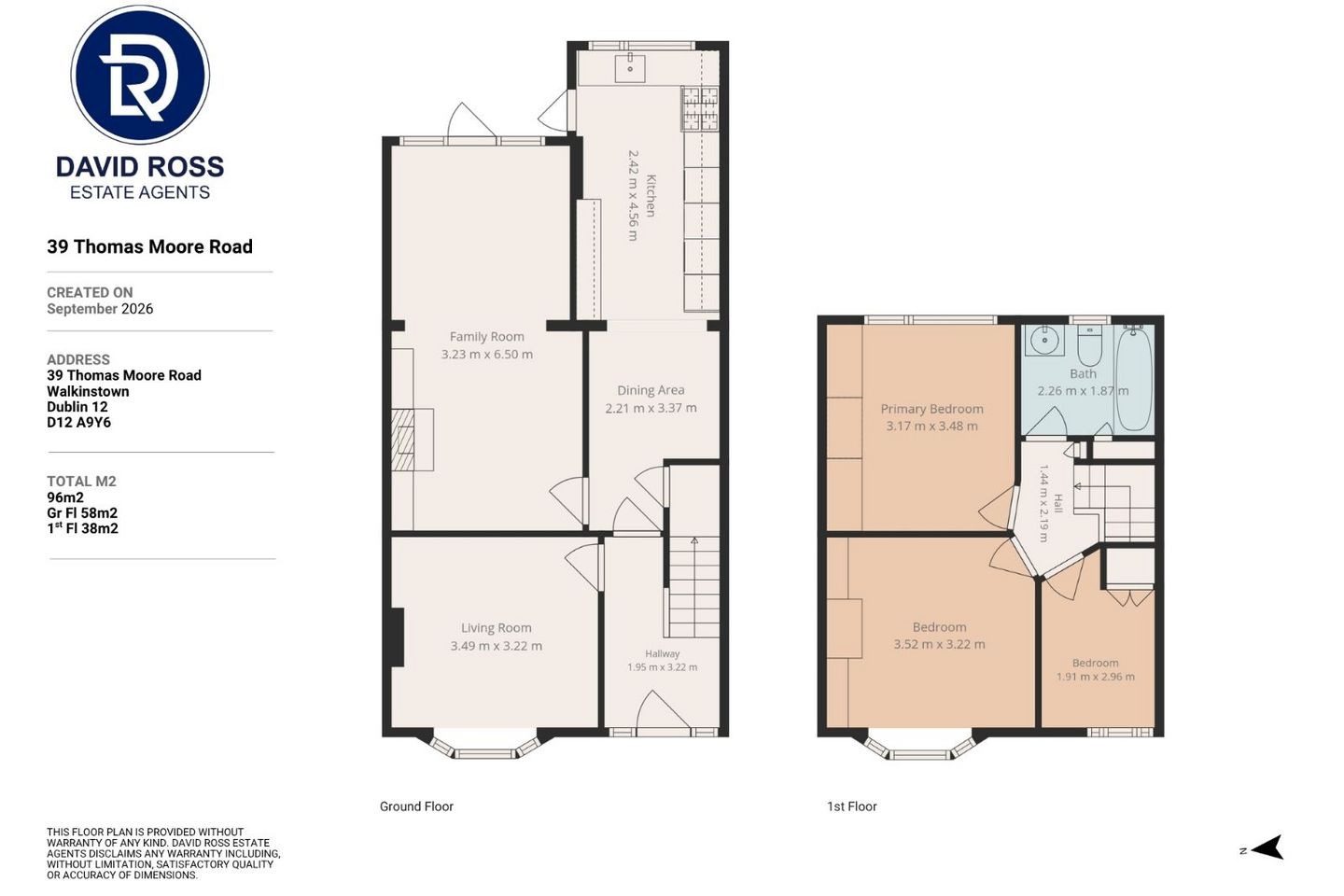 39 Thomas Moore Road, Dublin 12, Walkinstown, Dublin 12, D12A9Y6