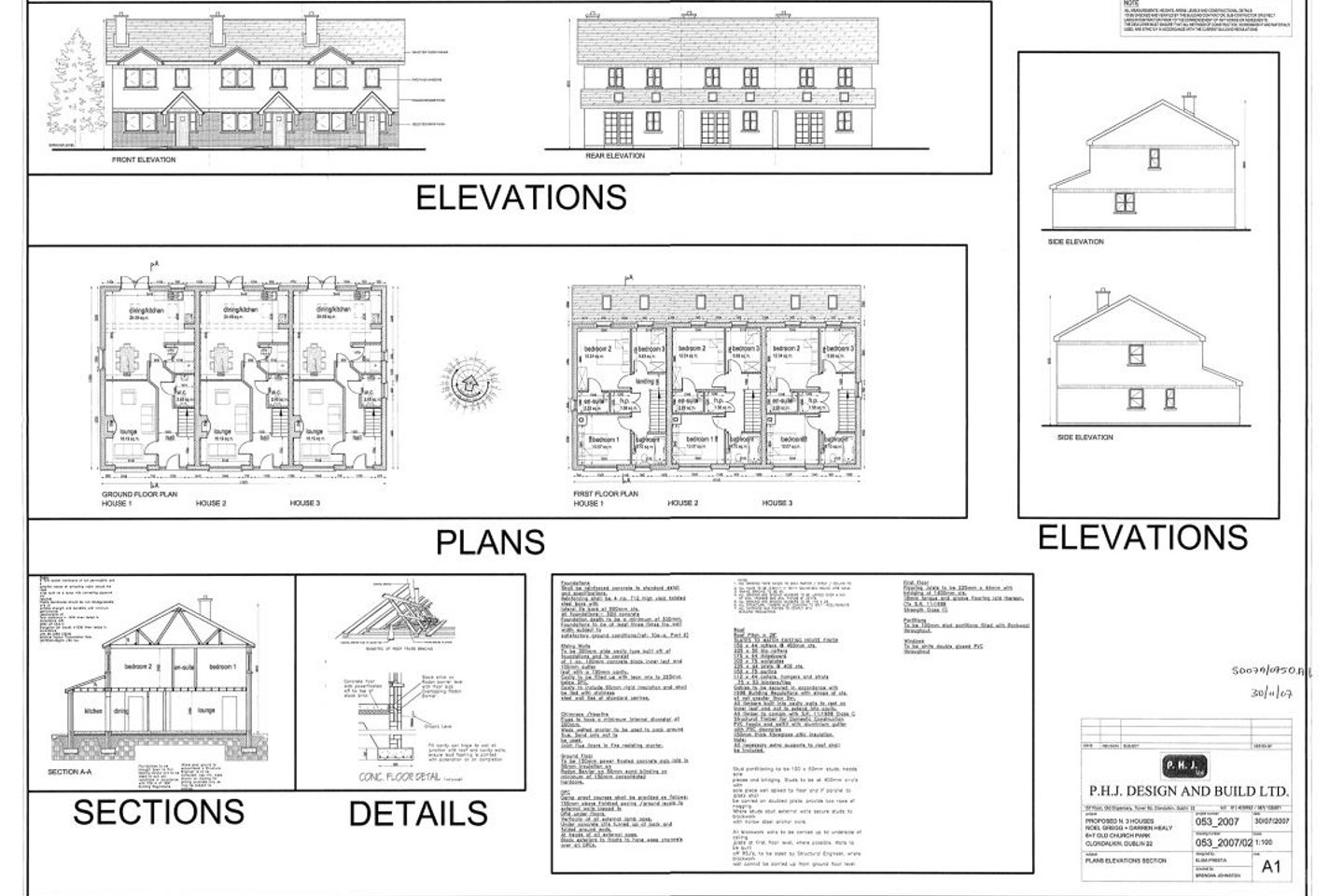2 X Houses With FPP for 3 X Houses 6 & 7 Oldchurch Park, Clondalkin, Dublin 22