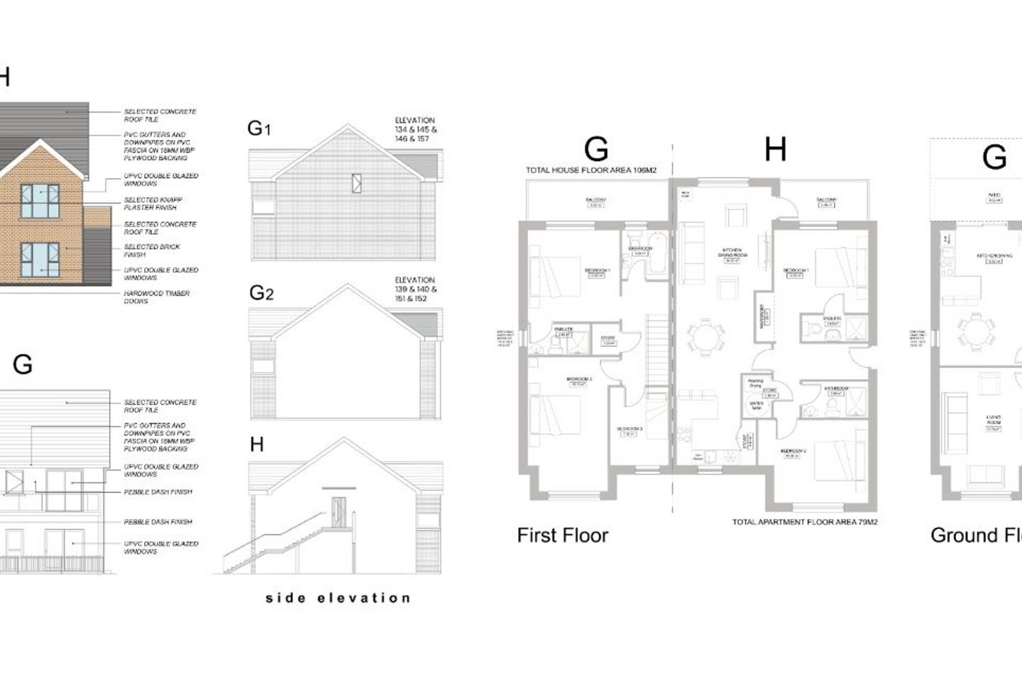 House Type G, Cul Dara, Williamstown, Grantstown, Co. Waterford