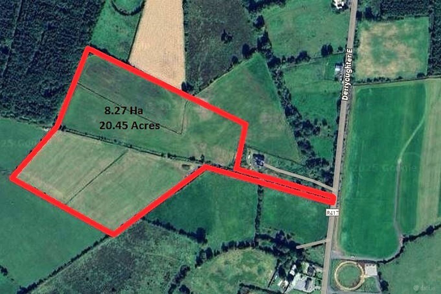 20.45 Acres / 8.276 Hectares, Derryoughter East, Kildangan, Co. Kildare