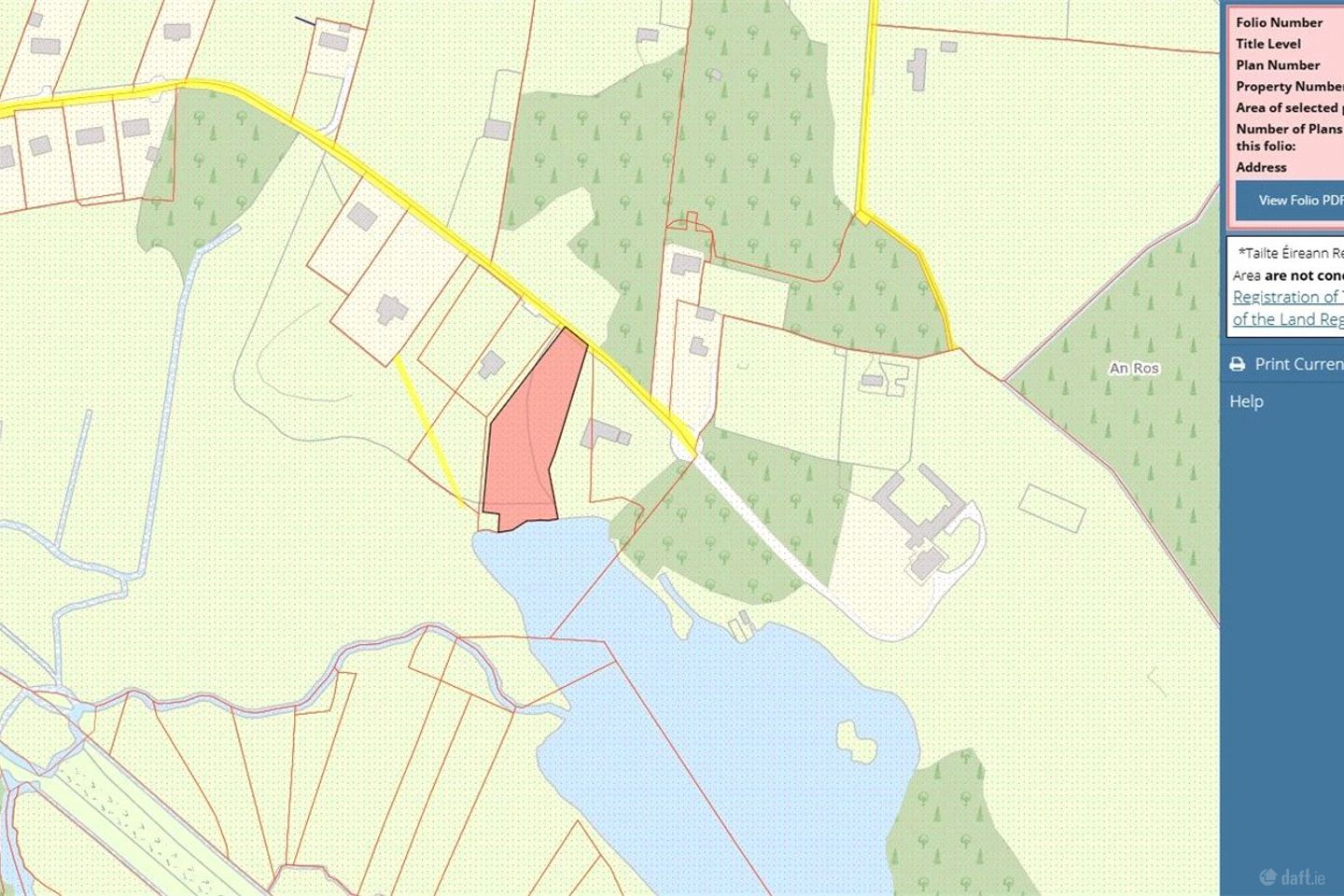 Site At Ross Demesne, Rosscahill, Co. Galway