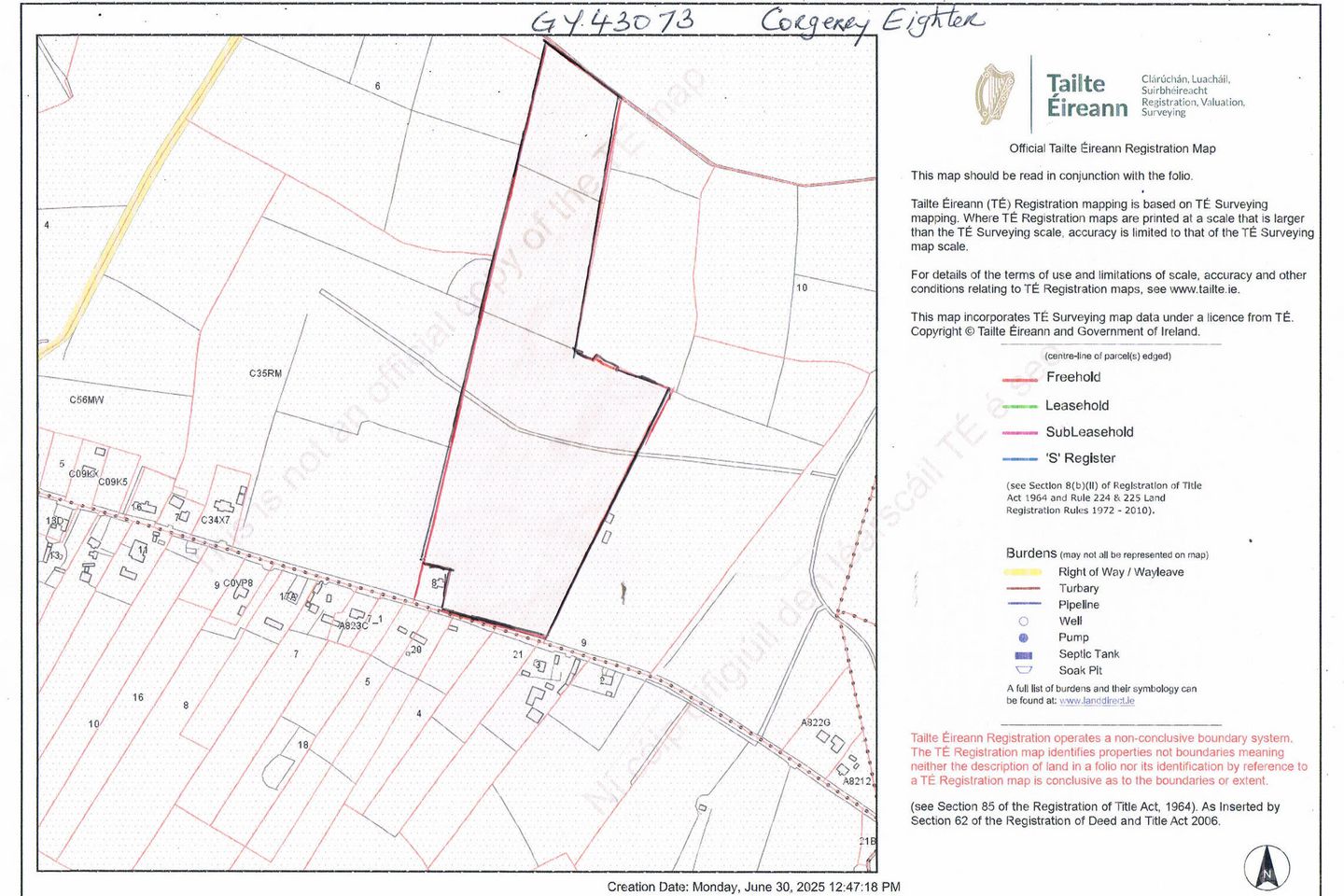 Corgerry Eighter, Mountbellew, Co. Galway