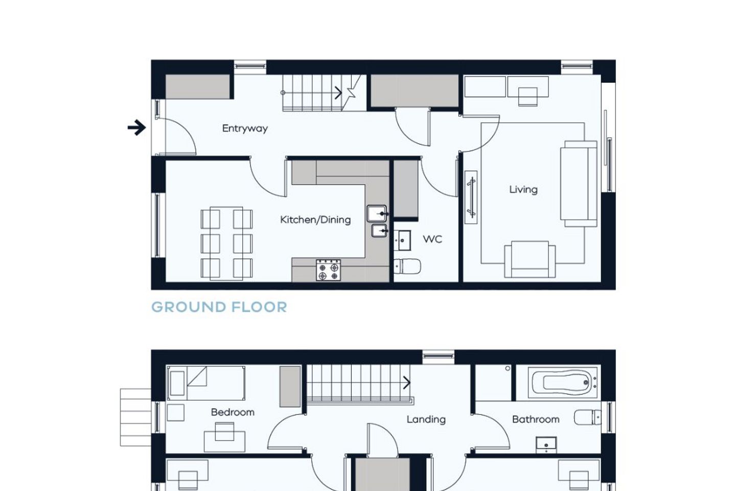 House Type E-  (House Number 26+27), Carraig Mhor, Wexford Town, Co. Wexford