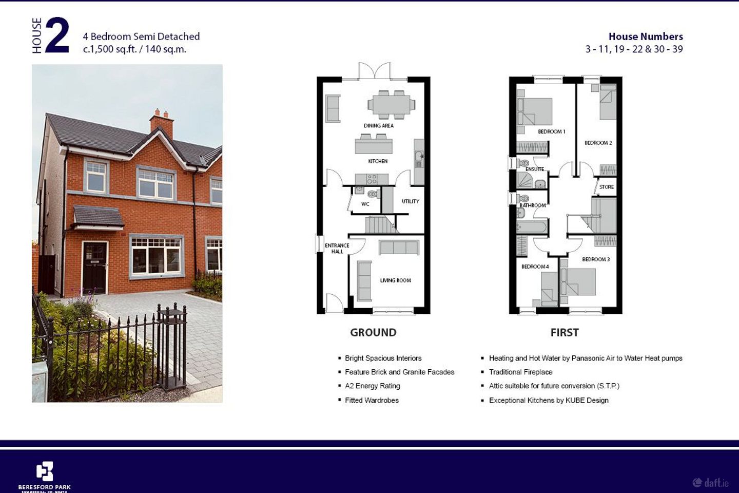 Type 2, Hora Homes, Moy Road, Summerhill, Co. Meath