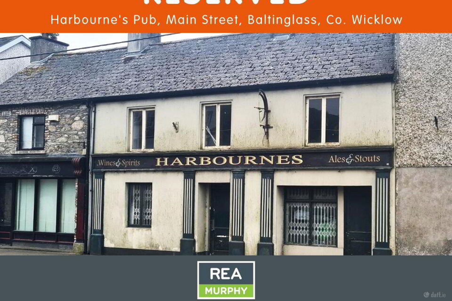 Harbourne's Pub, Main Street, Baltinglass, Co. Wicklow, W91A32H