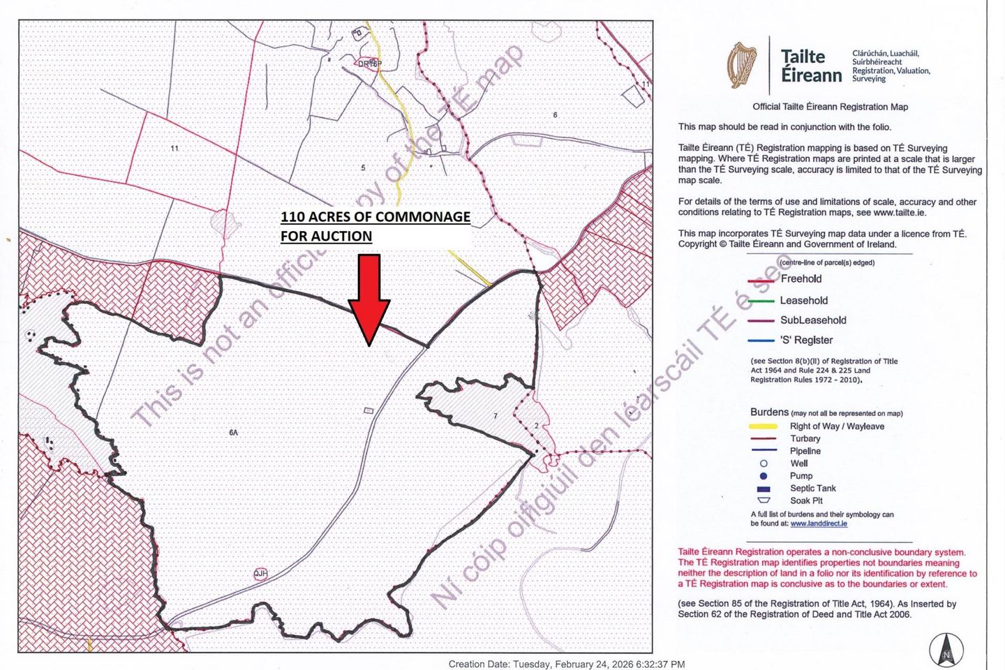 Folio GY27769, Bunowen Commonage, Leenane, Co. Galway