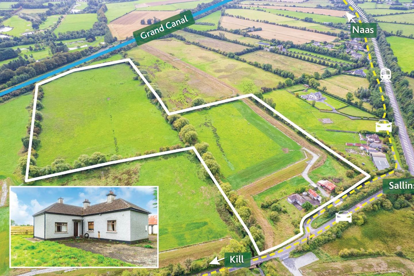 Residence On Approx 24 Acres Sherlockstown, Sallins, Co. Kildare, W91H3C1