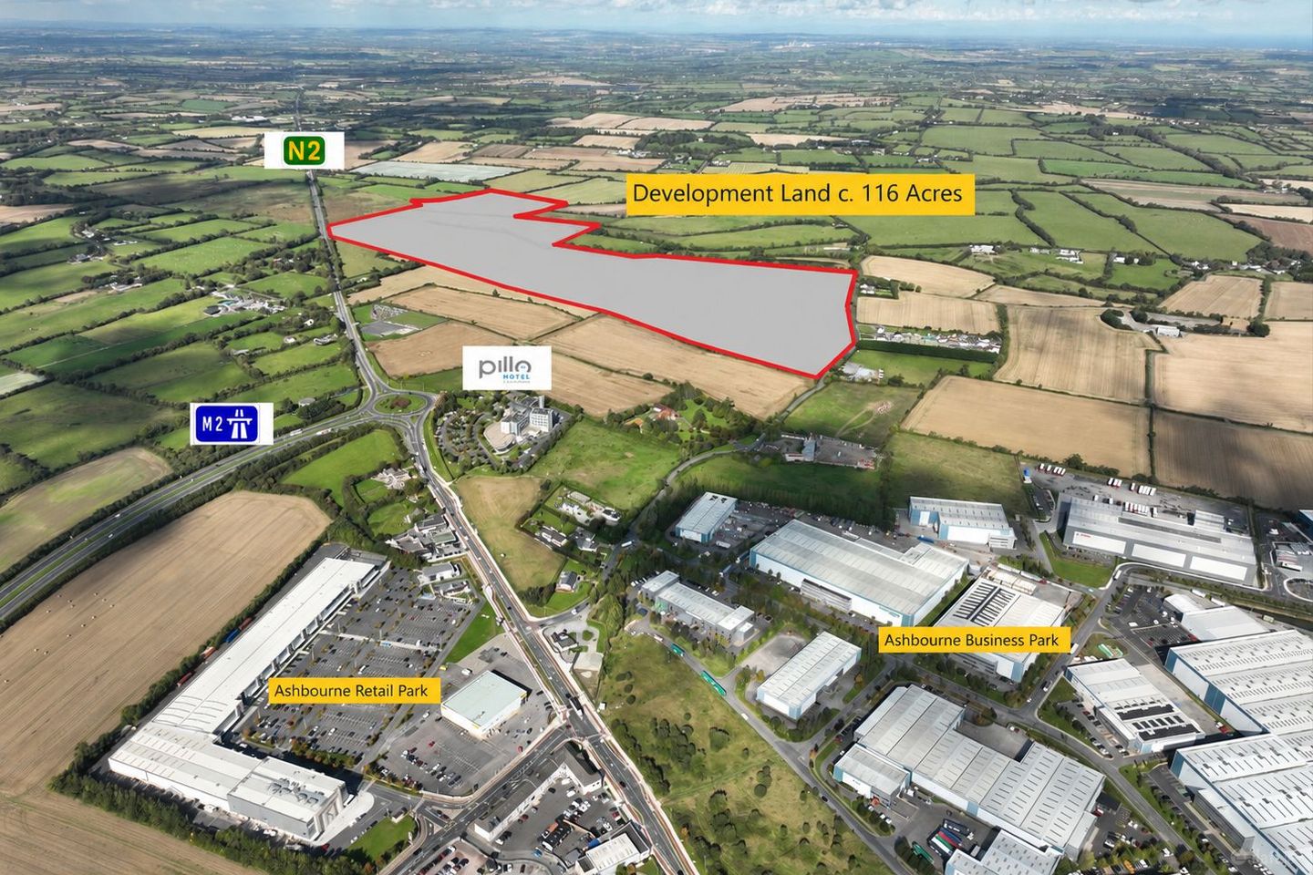 Strategic Land Bank Opportunity c. 116 Acres, Ashbourne, North Co. Dublin, Co. Dublin