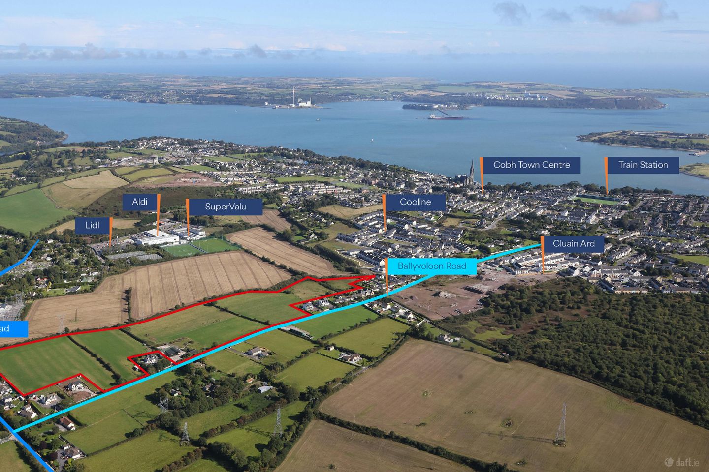 23.1 Acres of land, Ballyvoloon, Cobh, Co. Cork