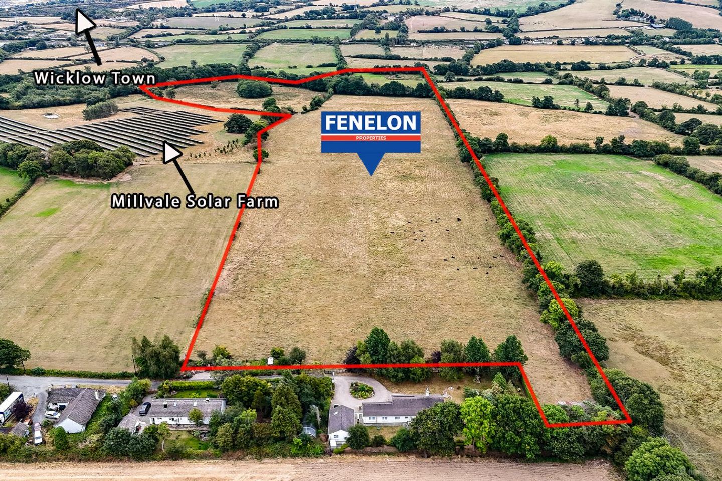 c.37 Acres Farm Land, Cronroe, Ashford, Co. Wicklow