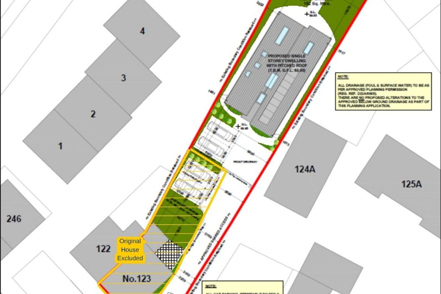 Site for 143 Sqm Bungalow, 123 Foxrock Grove, Foxrock, Co. Dublin