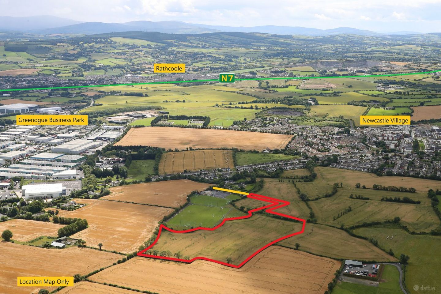 Land C. 12.82 Acres / 5.19 Hectares, Corner Park, Newcastle, Co. Dublin