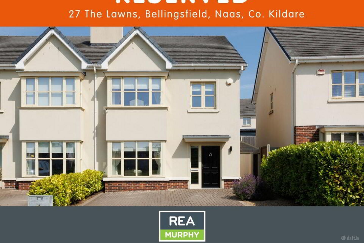 27 The Lawns, Bellingsfield, Naas, Co. Kildare, W91K1KD