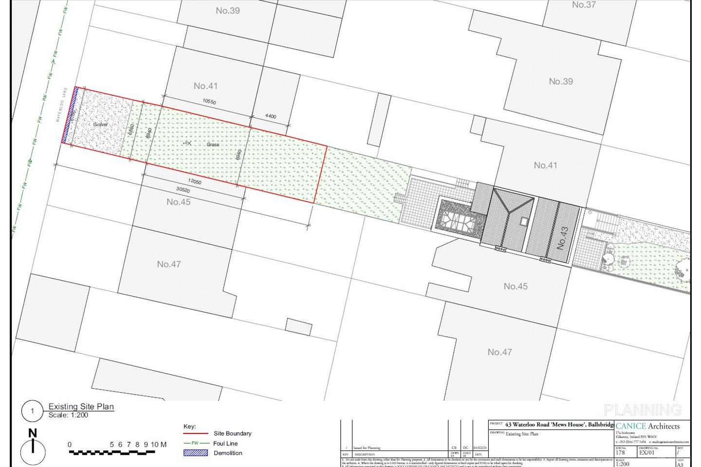 Lot 3 Site Only, 43 Waterloo Lane, Ballsbridge, Dublin 4, D04A6Y0