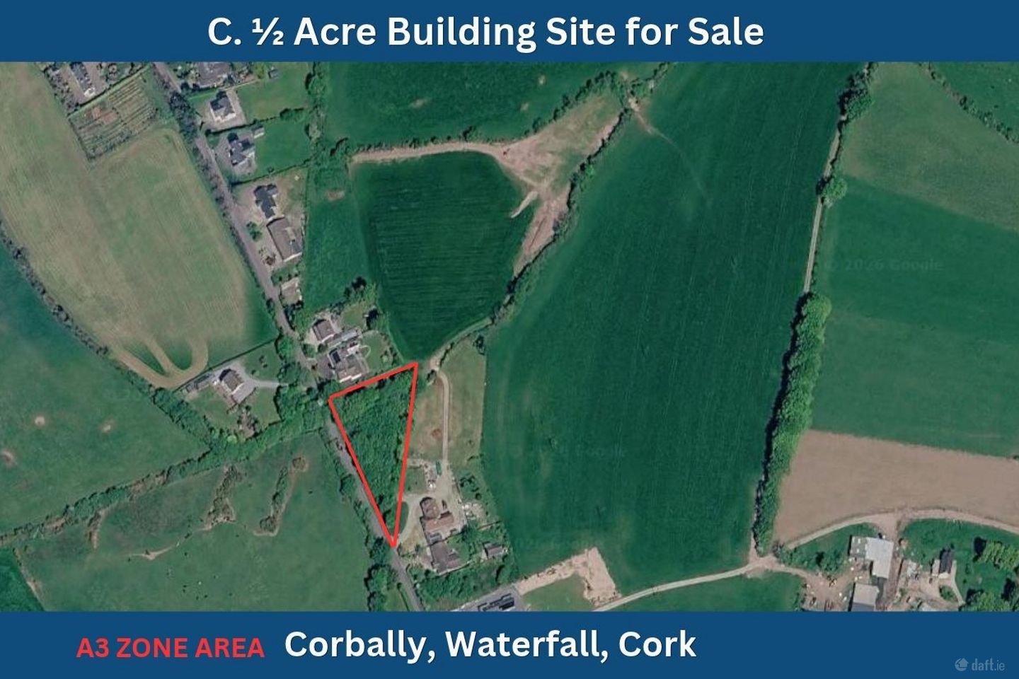 C.Half Acre Building Site, Corbally, Waterfall, Waterfall, Co. Cork