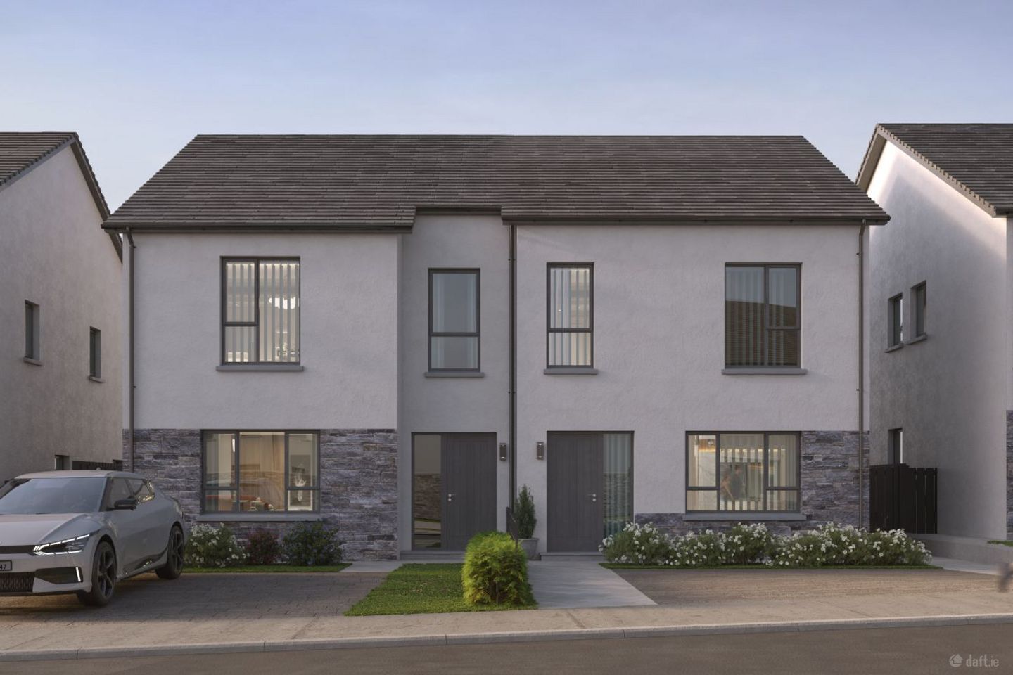 3 Bed + Office Semi Detached Type D, Bun an Chnoic, Moycullen, Co. Galway