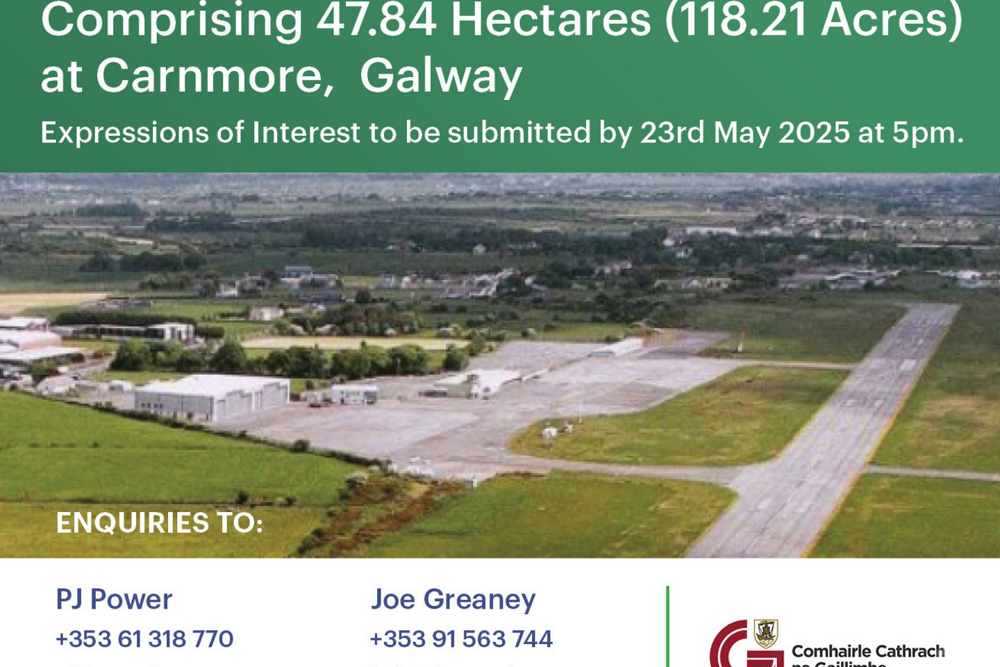 47.84 Hectares (118.21 Acres), Carnmore, Co. Galway, H91E2W4