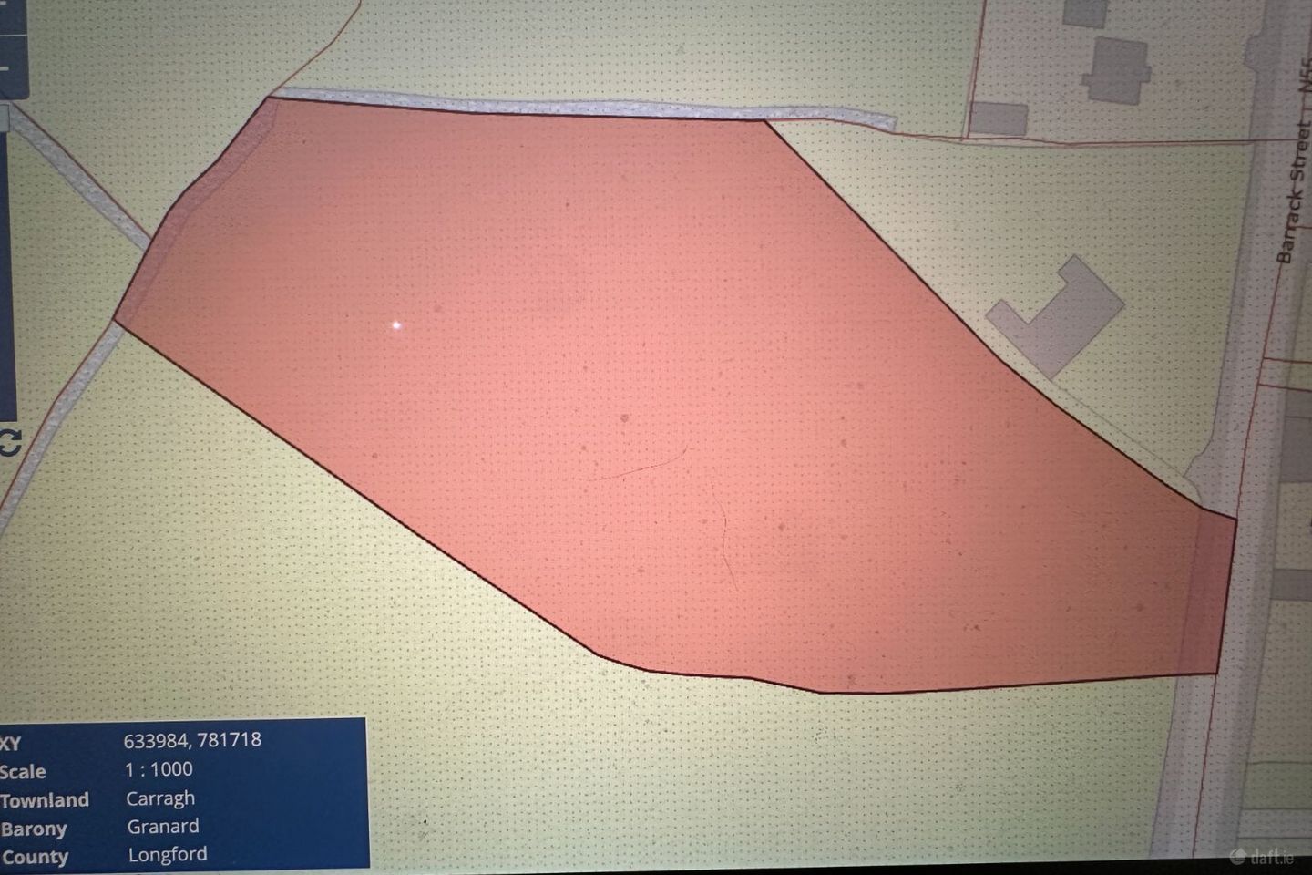 Zoned Land Circa 3.3 acres Cavan Road Granard Co Longford , Granard, Co. Longford