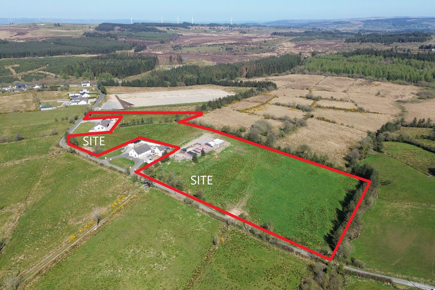 Circa 6.5 Acres of Land, Sheds & Two Building Sites, Eshmeen Lane, Eshbane, Enniskillen, Co. Fermanagh