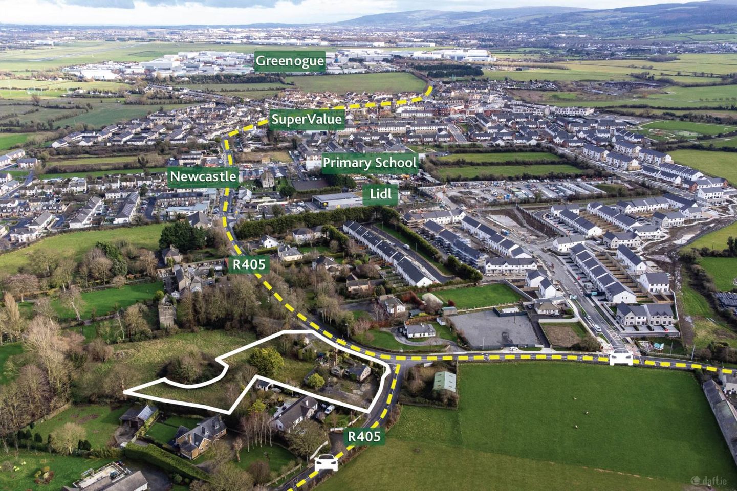 Newcastle Site With F.P.P For 13 Apartments, Newcastle, Co. Dublin