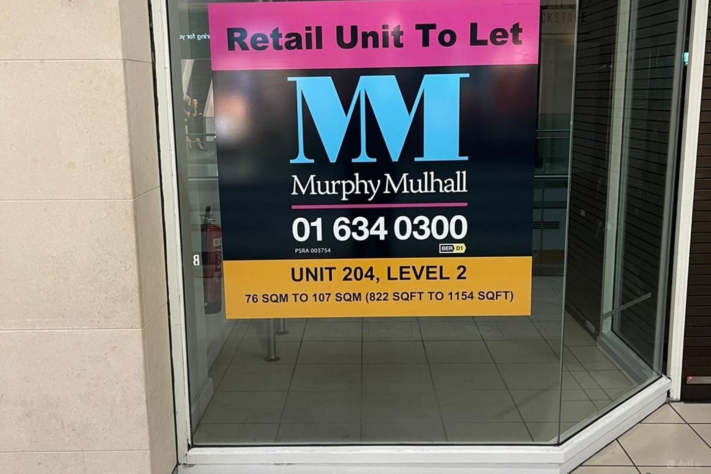 Unit 204, Dun Laoghaire Shopping Centre, George's Street Upper, Dun Laoghaire, Co. Dublin