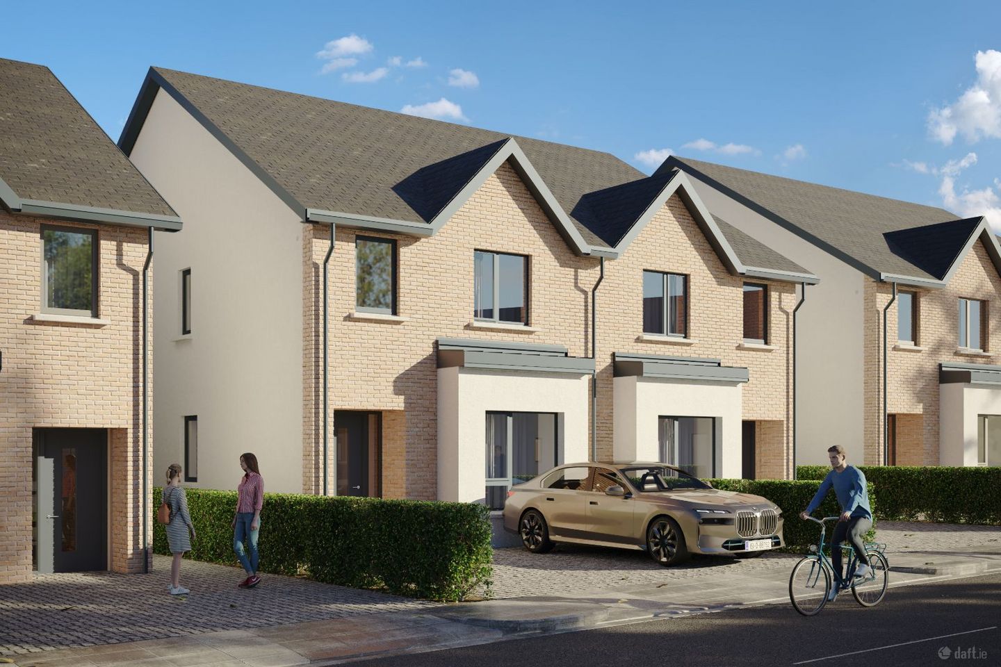 3 Bedroom End of Terrace , Convent Place , Convent Road , Delgany, Co. Wicklow