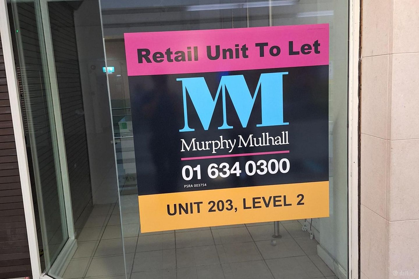 Unit 203, Dun Laoghaire Shopping Centre, George's Street Upper, Dun Laoghaire, Co. Dublin