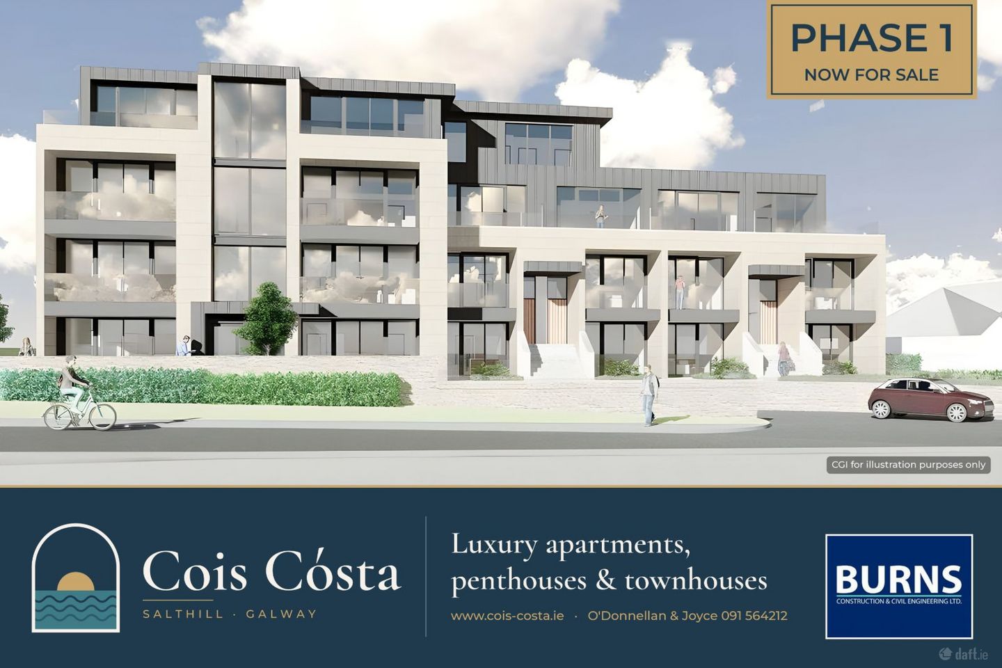 Cois Cósta, Salthill – Luxury Apartments , Cois Cósta, Salthill, Blackrock Salthill, Galway City Suburbs, Co. Galway