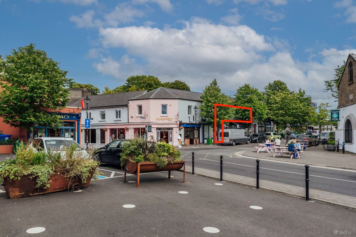 Castle Wall, Market Square, Kildare, Co. Kildare