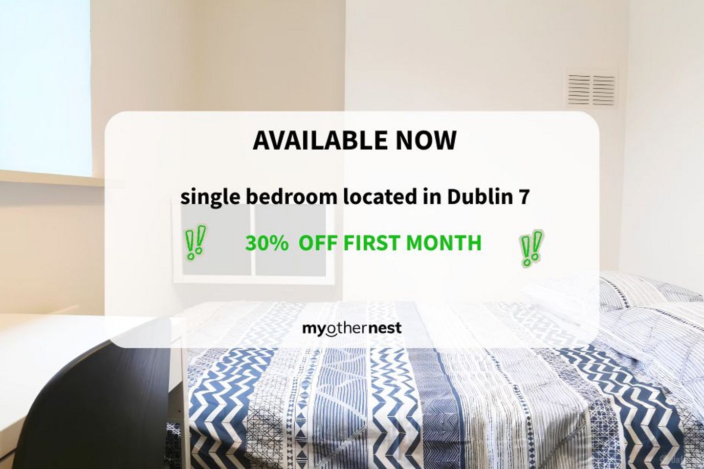 single bedroom, 8.2 Royal Canal Terrace, Phibsborough Road, Dublin 7, North Circular Road, Dublin 7