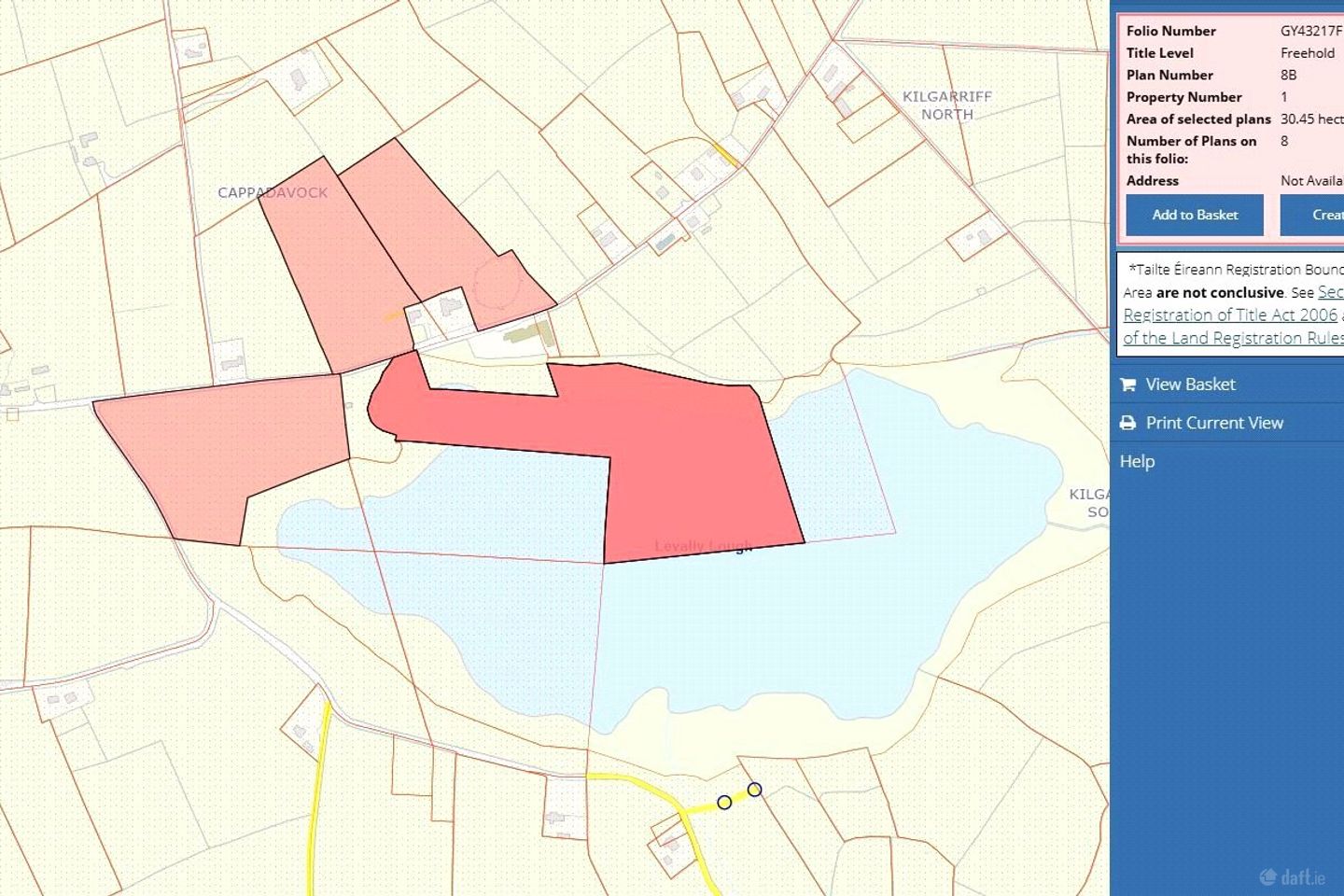 Lands At Cappadavock (LOT 6), Lavally, Tuam, Co. Galway