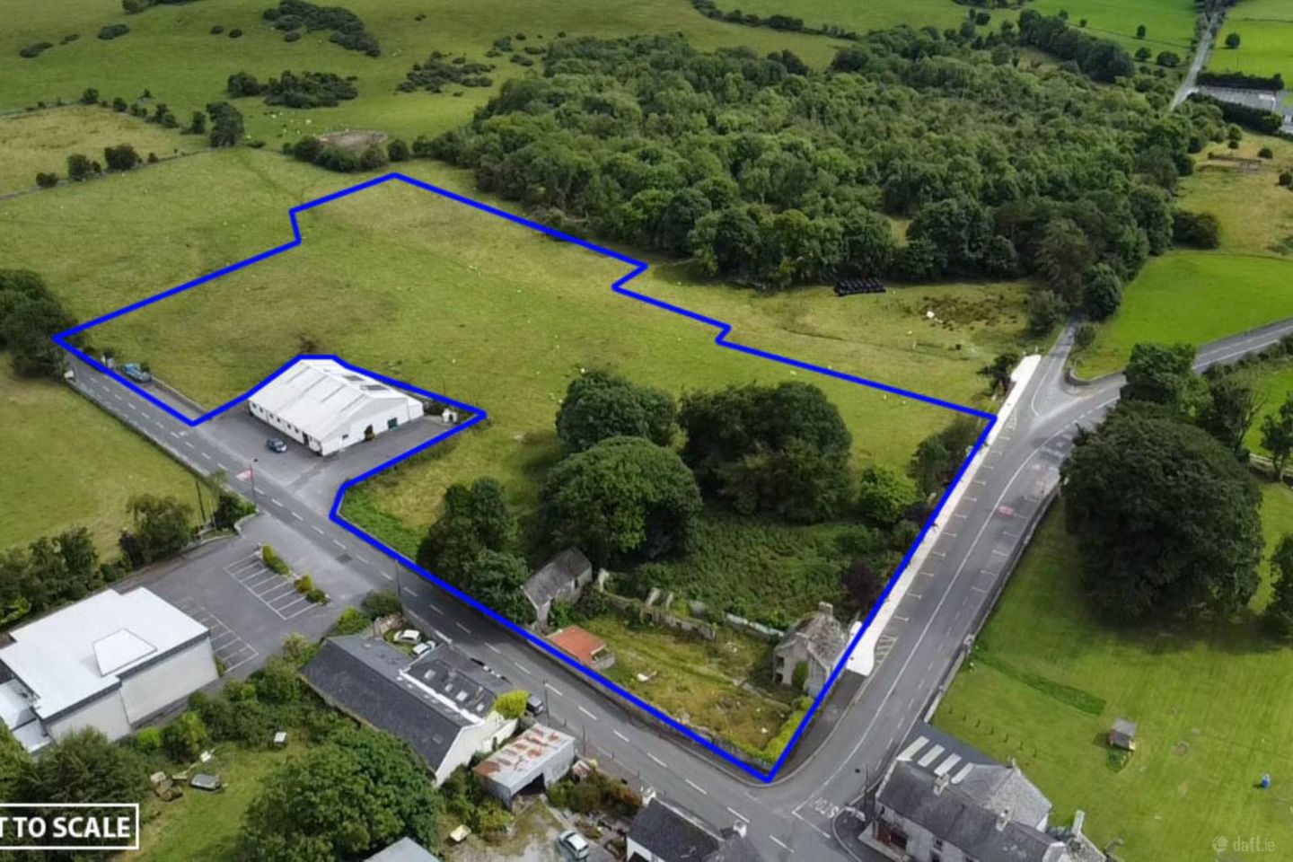 C. 5.66 Acres With Full Planning For 8 No. Houses, Four Roads, Co. Roscommon