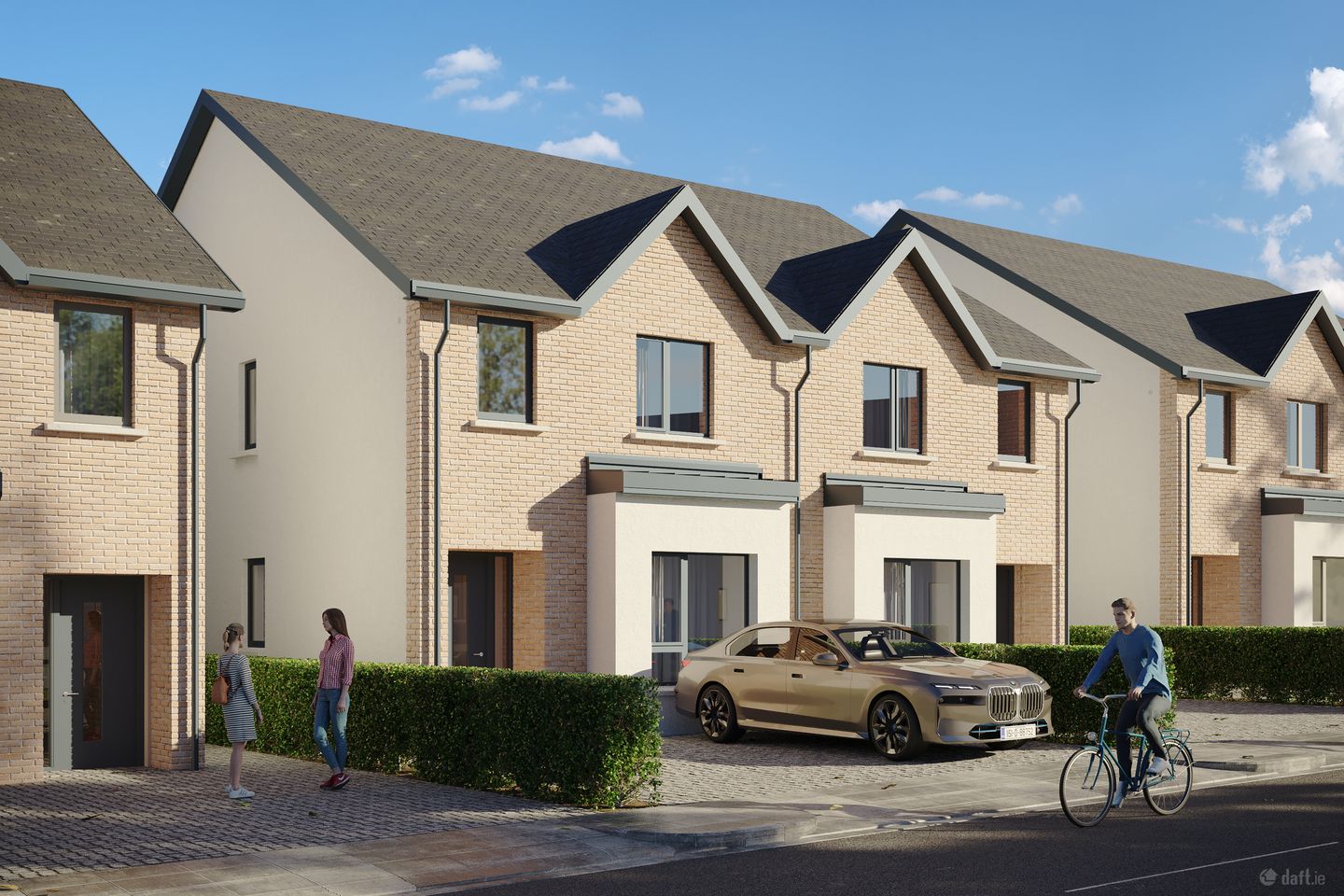 4 Bedroom Semi Detached , Convent Place, Convent Road , Delgany, Co. Wicklow